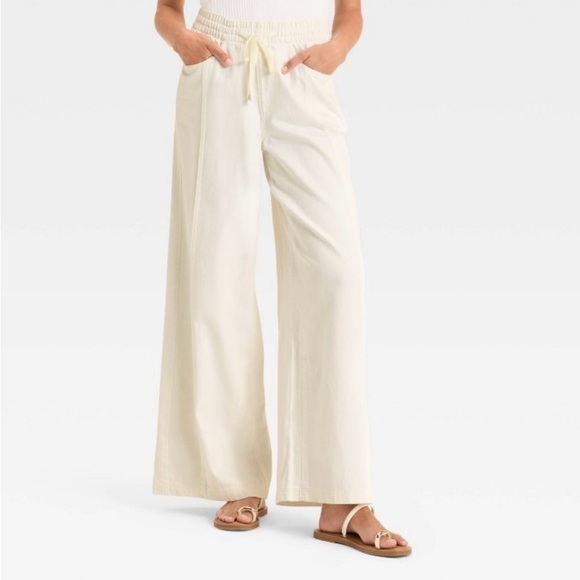 NWT Universal Thread High Rise Wide Leg Pants, sz med - Picture 1 of 7